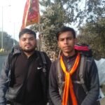 सहारनपुर से आयोध्या को पैदल निकले दो राम भक्त
