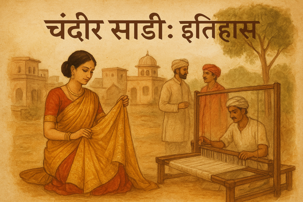 ✨ चंदेरी साड़ी: भारत की बुनाई कला का अनमोल रत्न ✨