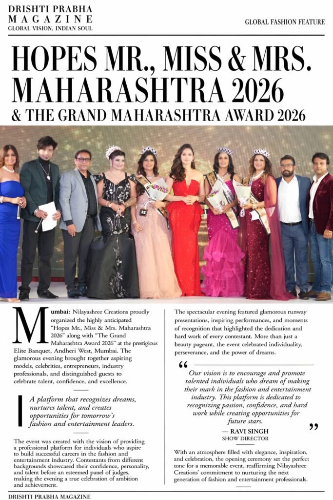 Nilayshri Creations Hosts Grand Success of Hopes Mr., Miss & Mrs. Maharashtra 2026 Alongside The Grand Maharashtra Award 2026